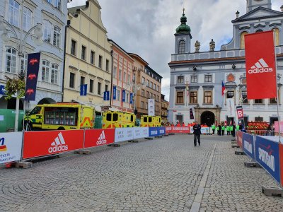 Půlmaraton České Budějovice 2021 pohledem záchranářů